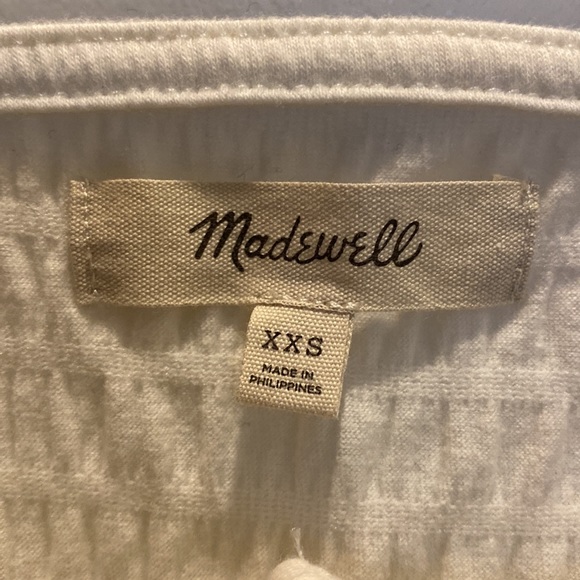 Madewell Crinkle Button-Front Top - Picture 4 of 6